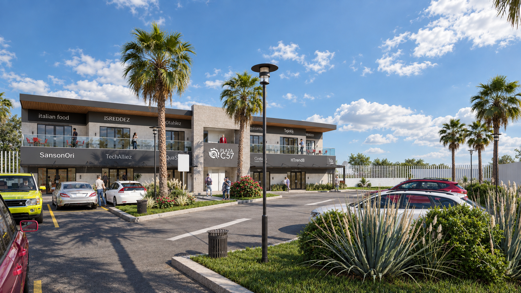 Render ilustrativo de C57 Business Park · Local L 07 — Planta baja